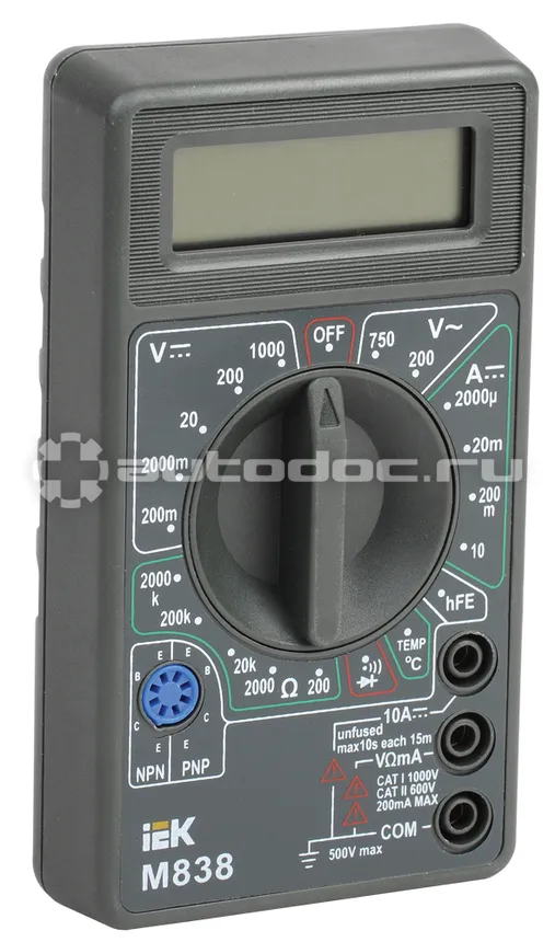 IEK Мультиметр цифровой Universal M838