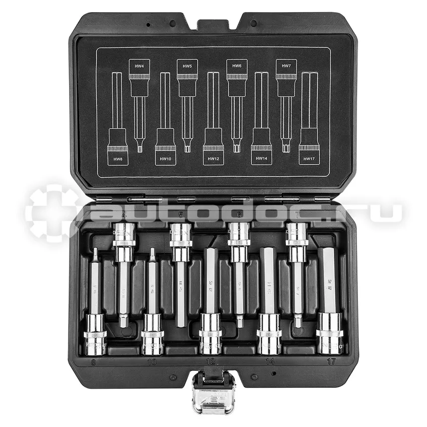 NEO TOOLS 08706 Головки сменные с шестигранными насадками