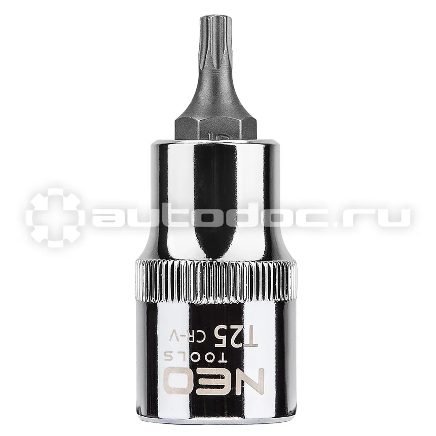 NEO TOOLS Головка торцевая с битой-вставкой Torx 1 | 2", T25 x 55 мм