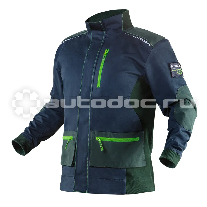 NEO TOOLS 81-216-XL Рабочая куртка PREMIUM, 62% хлопок, 35% полиэстер, 3% эластан, размер XL