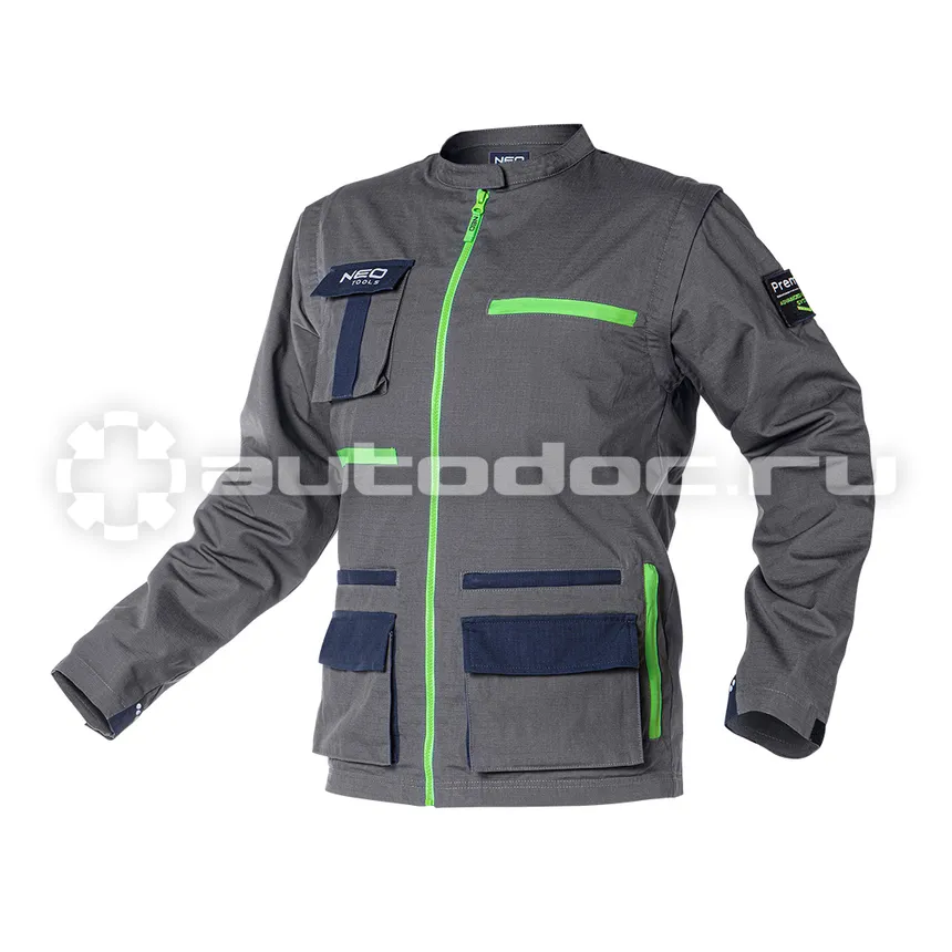 NEO TOOLS 81-217-XL Рабочая куртка PREMIUM, 100% хлопок, рипстоп, размер XL