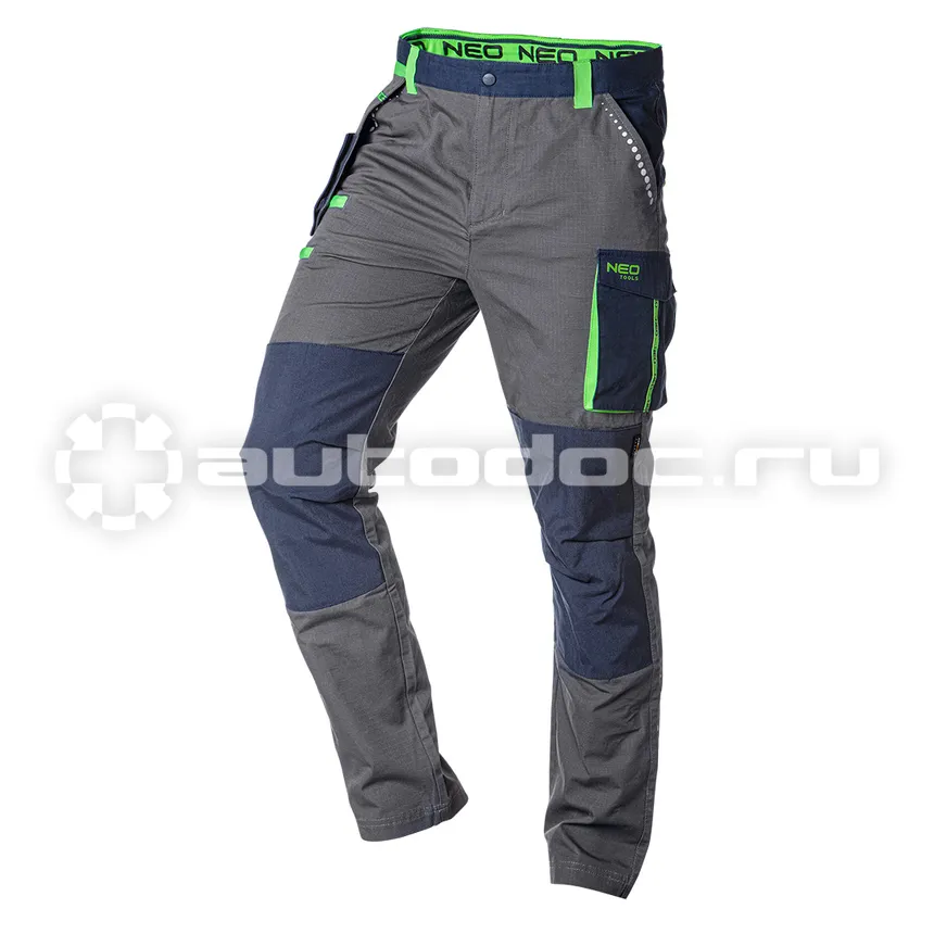 NEO TOOLS 81-227-M Рабочие брюки PREMIUM, 100% хлопок, рипстоп, размер M