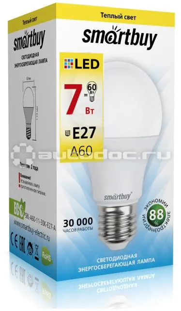 SMARTBUY Лампа светодиодная E27