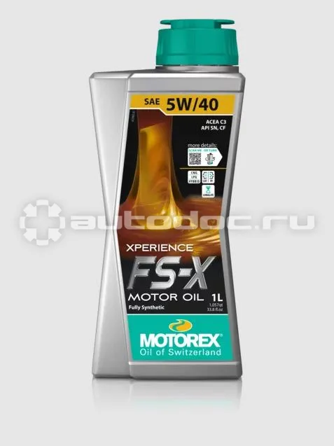 MOTOREX XPERIENCE FS-X SAE 5W-40