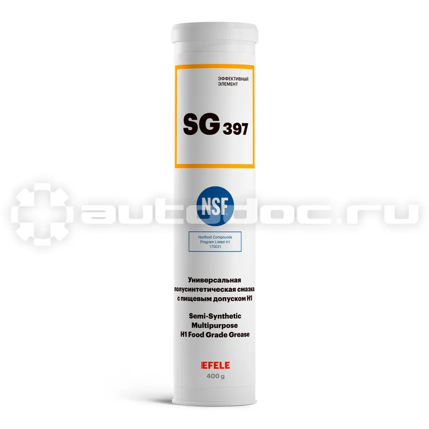 EFELE SG-397 Универсальная полусинтетическая пластичная смазка с пищевым допуском Н1