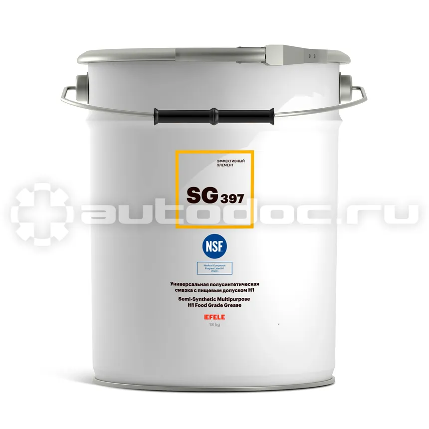 EFELE SG-397 Универсальная полусинтетическая пластичная смазка с пищевым допуском Н1