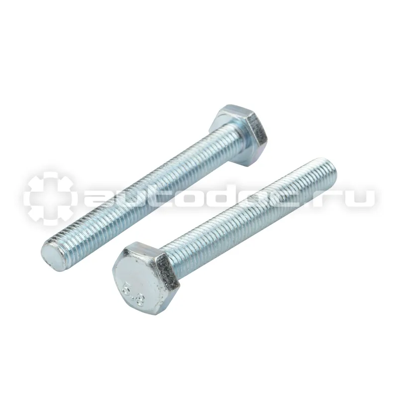KRANZ Болт шестигранный DIN 933, 10х80, пакет (2шт.)
