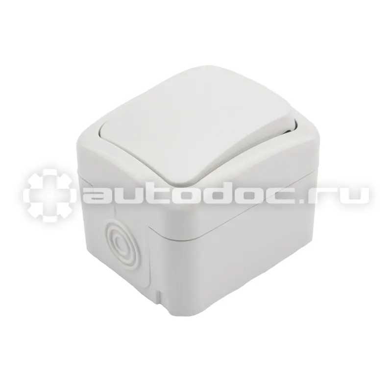 KRANZ Выключатель одноклавишный Mini OG IP54, о | у, белый