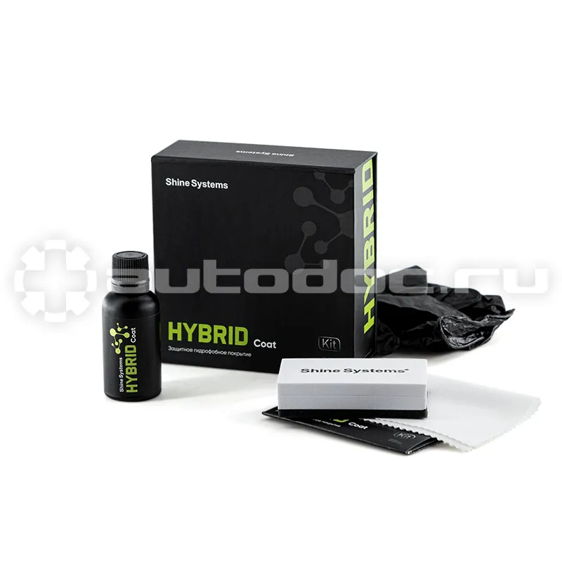 SHINE SYSTEMS Hybrid Coat Защитное гидрофобное покрытие для кузова, (набор)