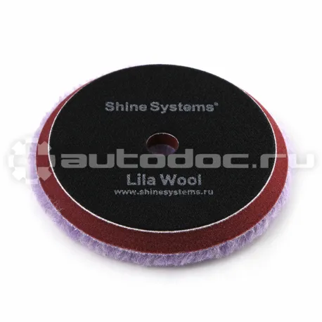 SHINE SYSTEMS Полировальный круг из лилового меха