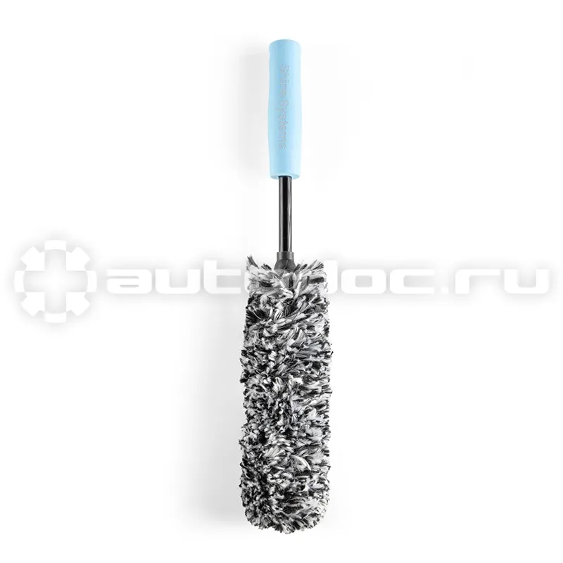 SHINE SYSTEMS MicroSoft Wheel Brush – Микрофибровая щетка для чистки дисков, 44 см