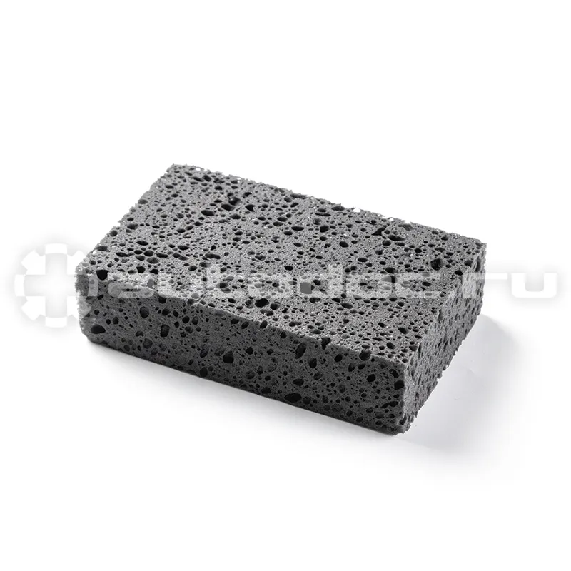 SHINE SYSTEMS Black Sponge Черная крупноячеистая губка для мойки кузова автомобиля