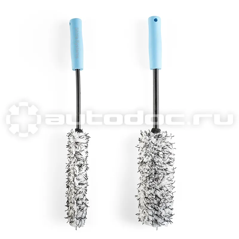 SHINE SYSTEMS MicroSoft Wheel Brush Slim – Плоская микрофибровая щётка чистки дисков, 50 см