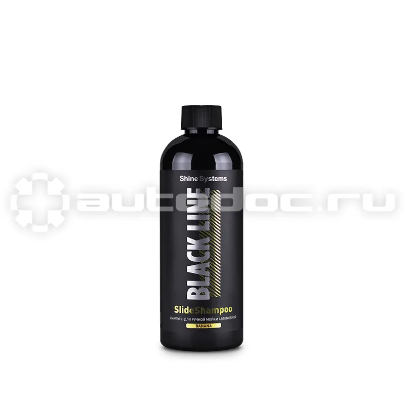 SHINE SYSTEMS Black line SlideShampoo Banana Шампунь для ручной мойки автомобиля