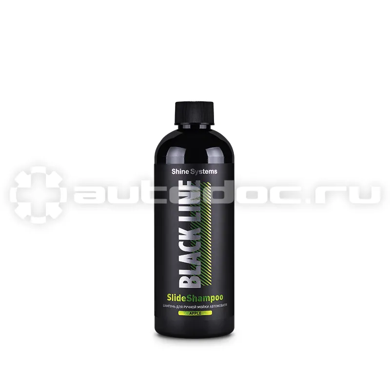 SHINE SYSTEMS Black line SlideShampoo Apple Шампунь для ручной мойки автомобиля
