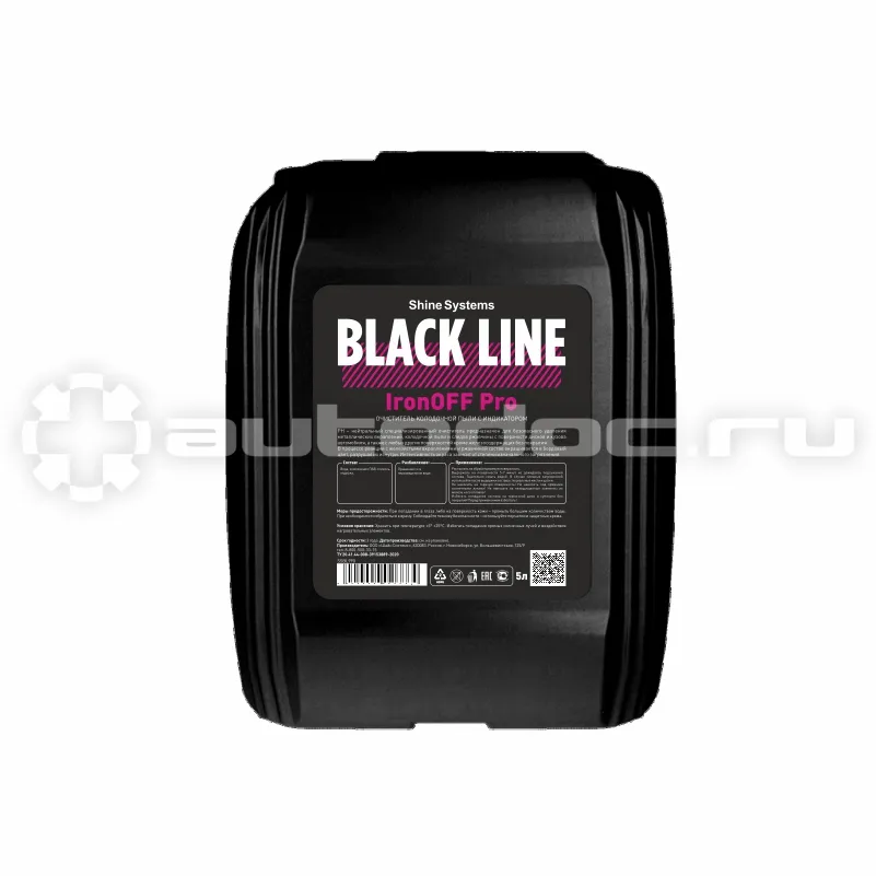 SHINE SYSTEMS Black Line IronOFF Pro Нейтральный очиститель дисков с индикатором