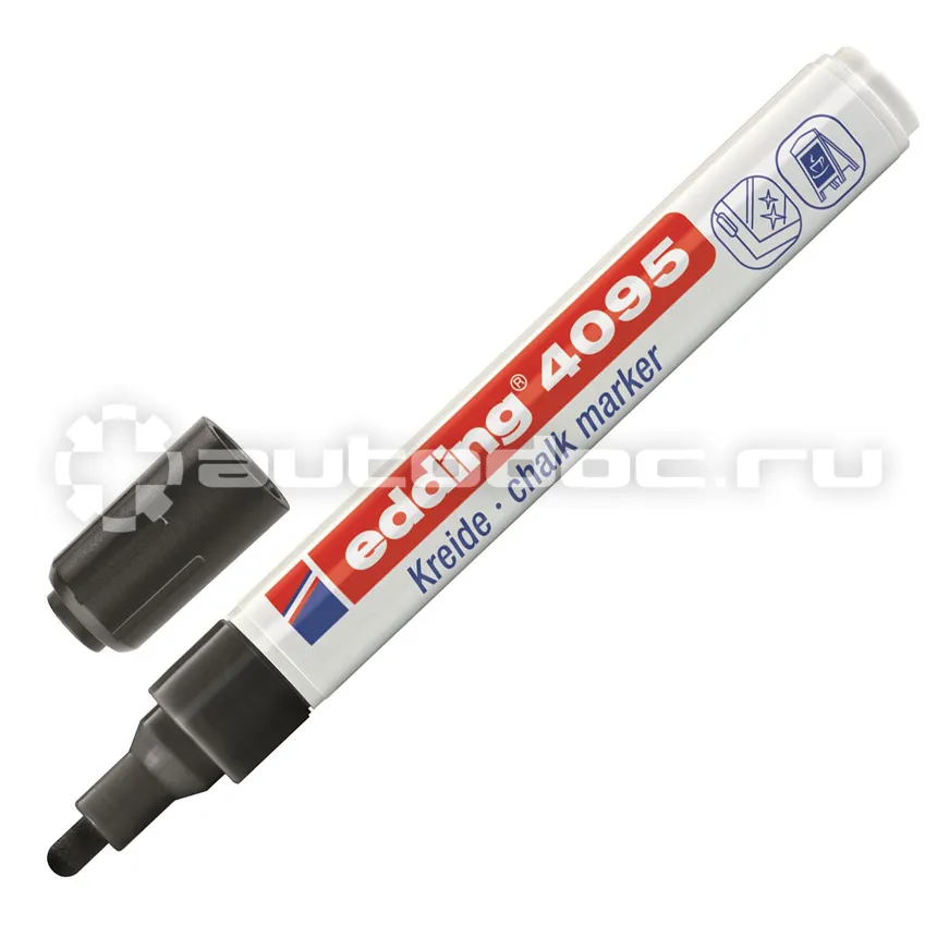 EDDING Маркер меловой E-4095 chalk marker чёрный