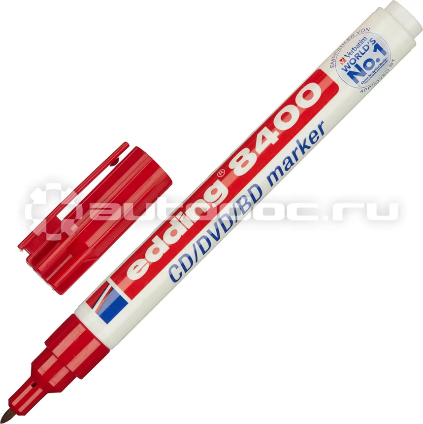 EDDING Маркер для CD E-8400 | 2 красный, 0,5-1 мм