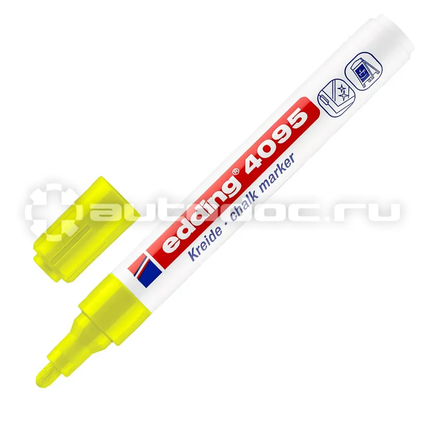 EDDING Маркер меловой E-4095 chalk marker жёлтый