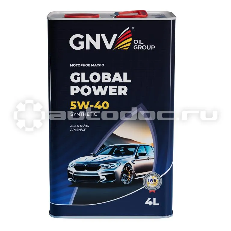 GNV Global Power 5W-40 Synthetic (met)