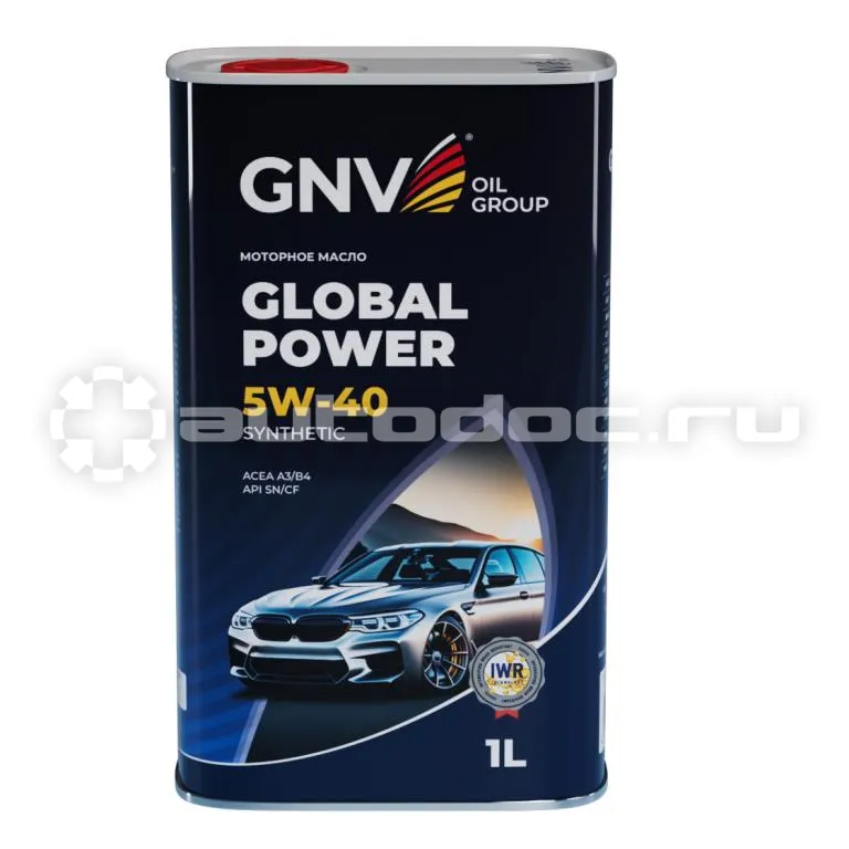 GNV Global Power 5W-40 Synthetic (met)