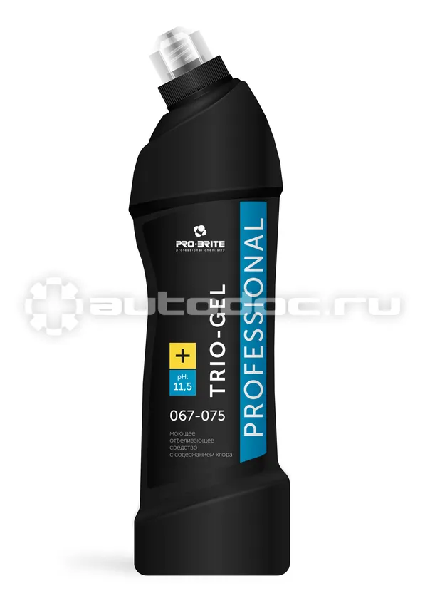 PRO-BRITE Средство для сатехники щел гель с отбел | дез-эфф Trio-Gel (067-075)