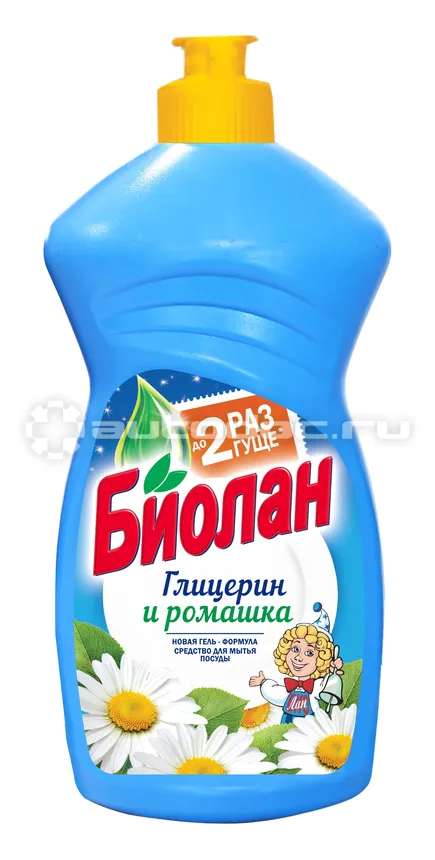 БИОЛАН Средство для мытья посуды Глицерин и ромашка