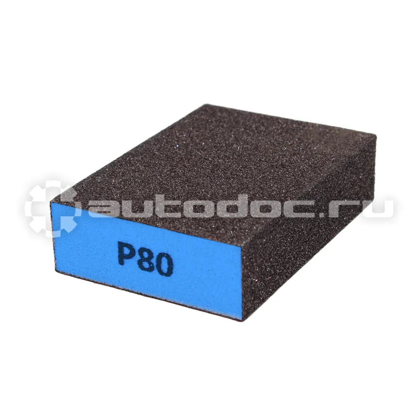 FORMEL Шлифовальный блок SAND BLOCK четырехсторонний (Синий) 100*70*25mm grit 80