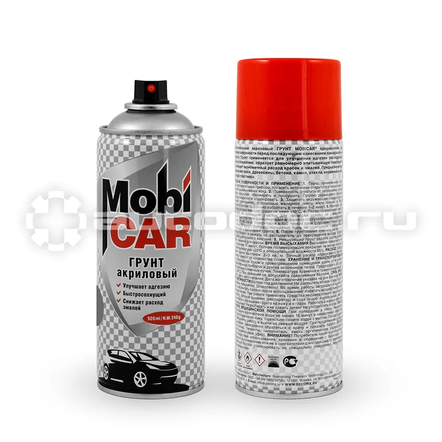 MOBICAR Аэрозольный грунт акриловый
