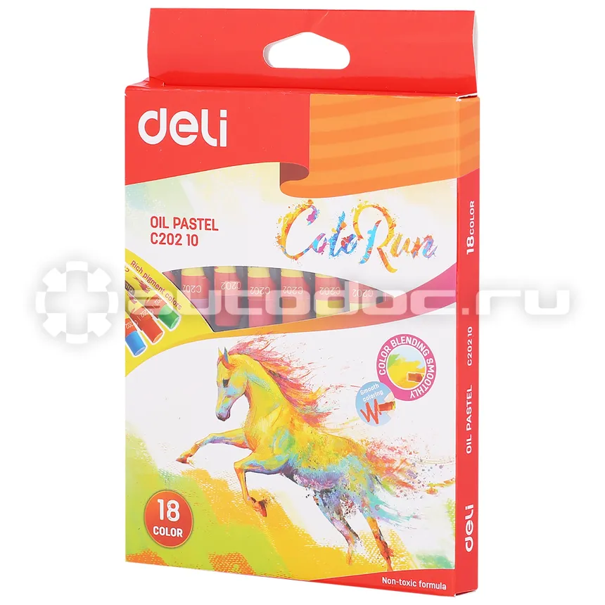 DELI Карандаши цветные пастельные