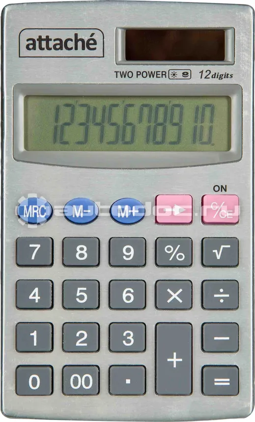 ATTACHE Калькулятор карманный ATC-333-12P 12-ти разрядный