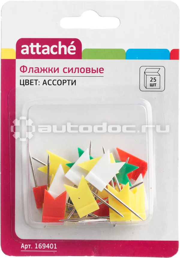 ATTACHE Кнопки для пробковых досок силовые
