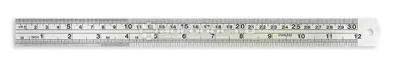 ATTACHE Линейка металлическая 30см   (12х1 )