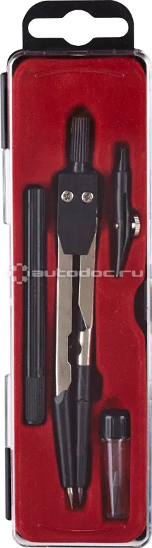 ATTACHE Готовальня 120 мм, 4 предмета  S14004, пласт.пенал