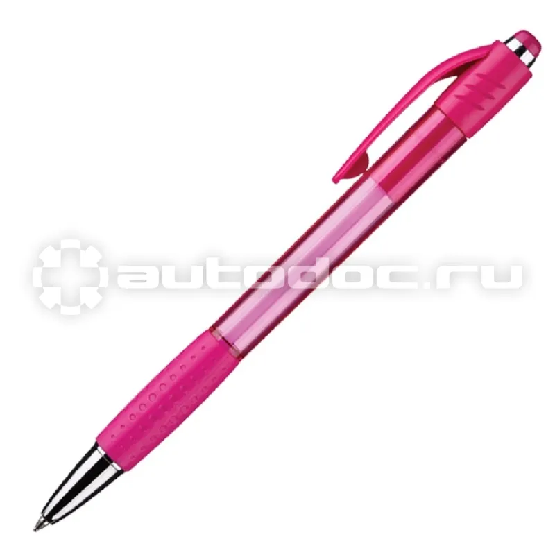 ATTACHE Ручка шариковая автоматическая Happy,розовый корп,синяя, масл черн