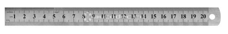 ATTACHE Линейка металлическая 20 см