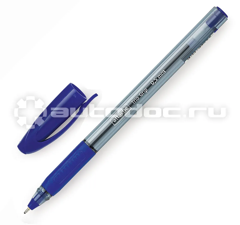 ATTACHE Ручка шариковая неавтоматическая Glide Trio Grip, маслян, син.стерж