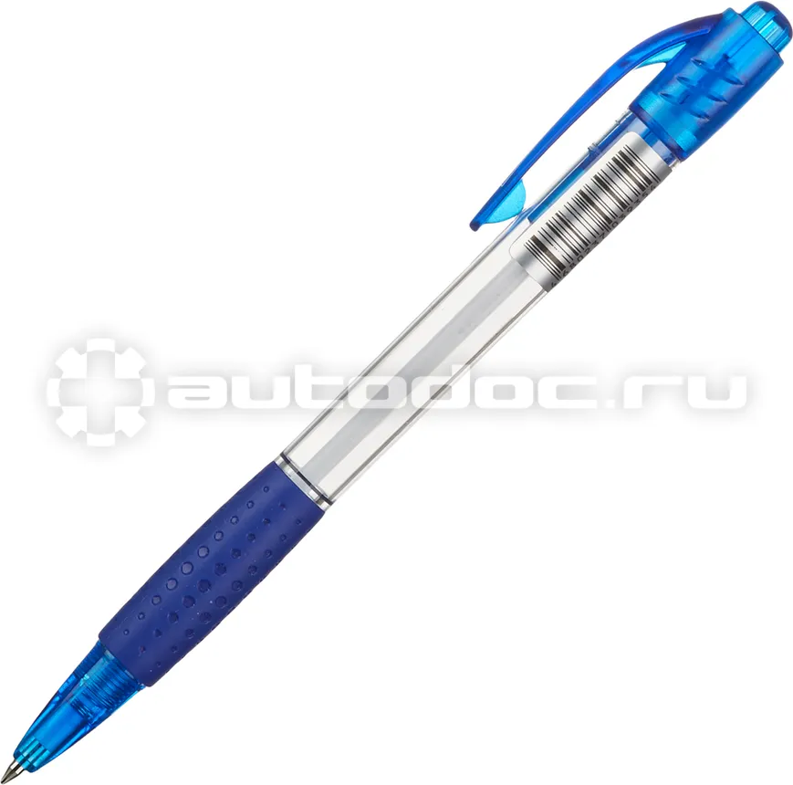 ATTACHE Ручка шариковая автоматическая Happy прозрач.корп, син, масл черн