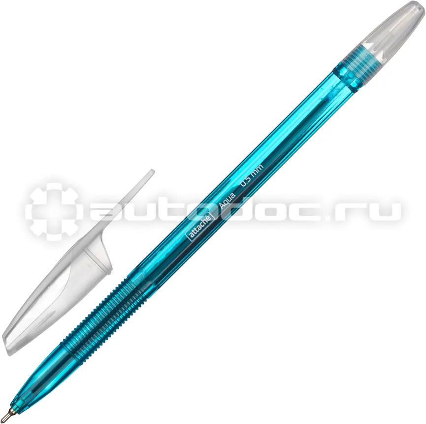 ATTACHE Ручка шариковая неавтоматическая Aqua, маслян, синий стерж