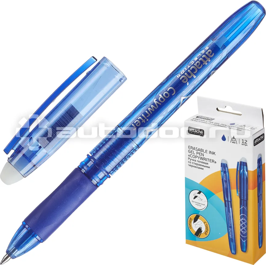 ATTACHE Ручка гелевая Selection стираемая, синий, Copywriter