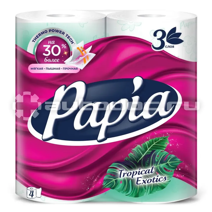PAPIA Туалетная бумага "Тропическая экзотика"