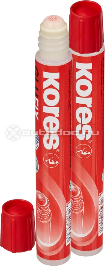 KORES Клей канцелярский с силиконовым аппликатором 20258