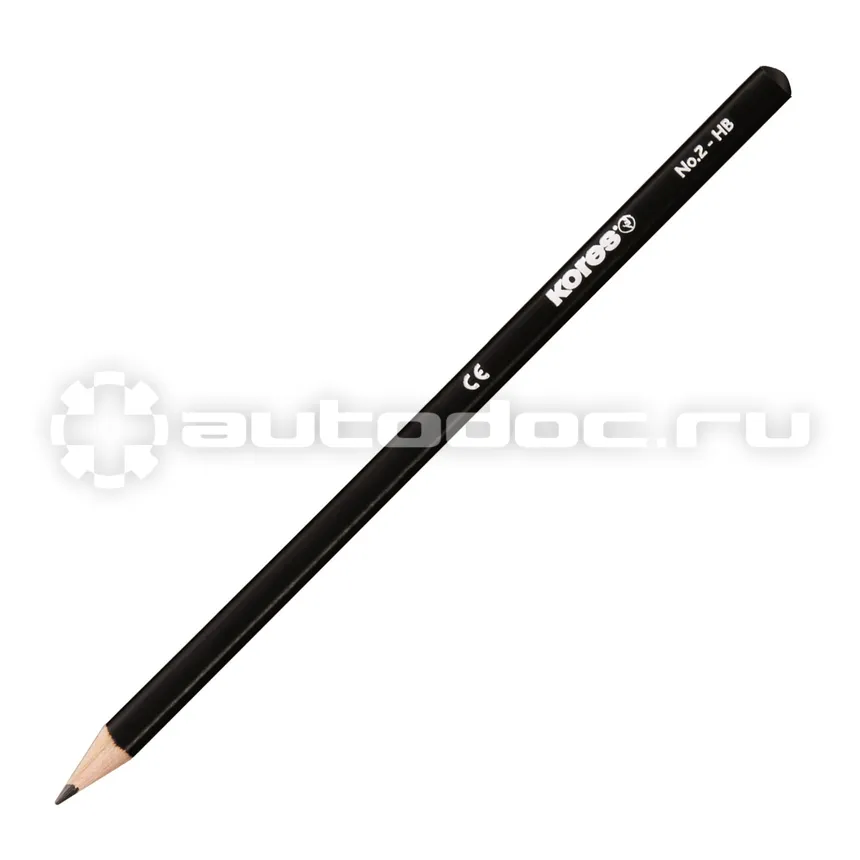 KORES Карандаш чернографитный трехгранный HB без ластика 92301