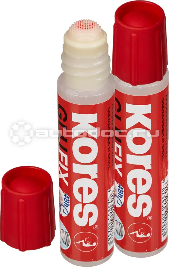 KORES Клей канцелярский с силиконовым аппликатором  20238