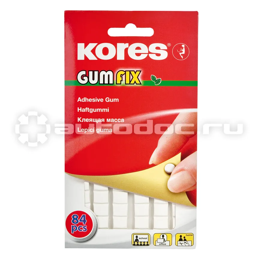 KORES Клейкая лента -масса Gum Fix удаляемая 84 шт | уп 31600