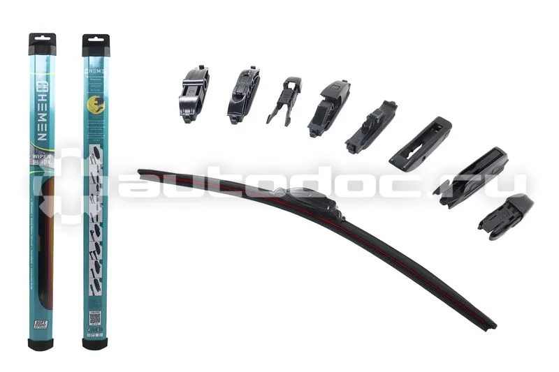 HEMEN Щётка стеклоочистителя бескаркасная Sport-Design HEMEN 530 мм + 8 адаптеров (HBL530)