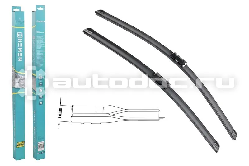HEMEN Щётки стеклоочистителя комплект 2шт. HEMEN 500 | 600 мм (HP6050B216)