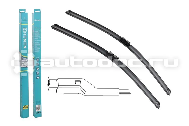 HEMEN Щётки стеклоочистителя комплект 2шт. HEMEN 530 | 600 мм (HP6053B219)