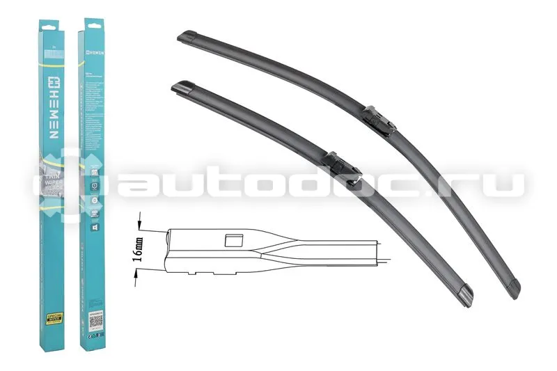 HEMEN Щётки стеклоочистителя комплект 2шт. HEMEN 480 | 650 мм (HP6548B216)