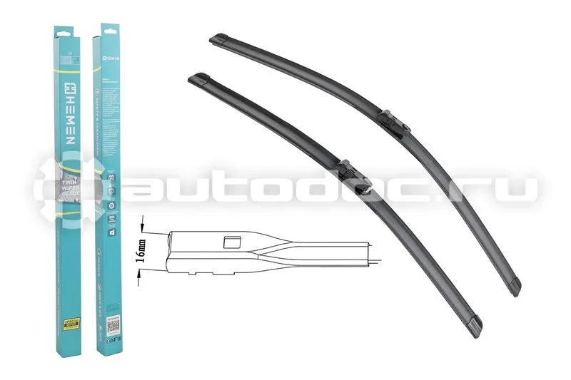 HEMEN Щётки стеклоочистителя комплект 2шт. HEMEN 530 | 650 мм (HP6553B216)